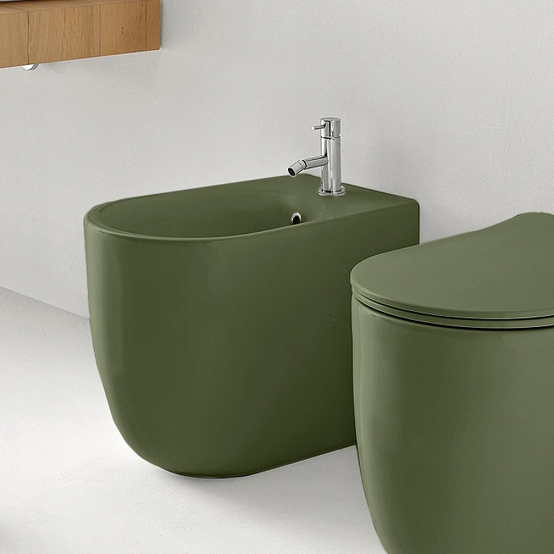 Биде Kerasan Nolita 532011*1 Verde muschio