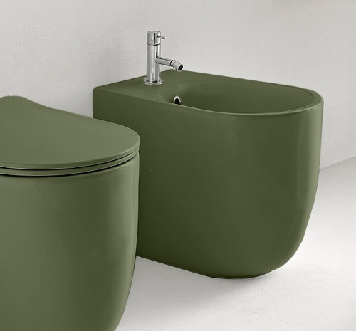 Биде Kerasan Nolita 532011*1 Verde muschio