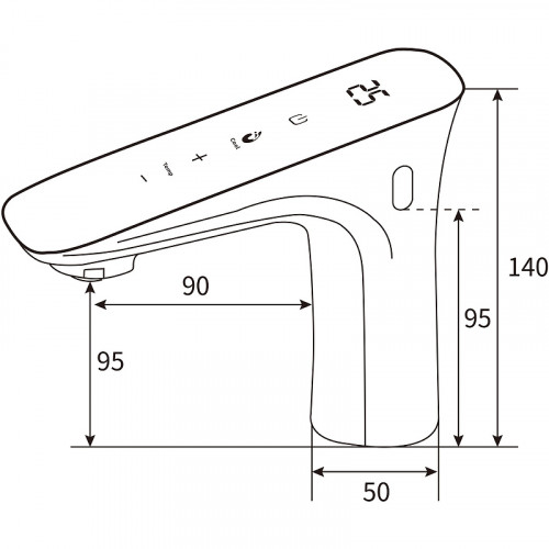 Смеситель для раковины beWash Photocell BWAM0BS8041 Хром