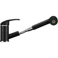 Смеситель для кухни Ulgran Classic U-002-308 Черный латунь