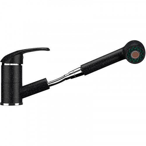 Смеситель для кухни Ulgran Classic U-002-308 Черный латунь