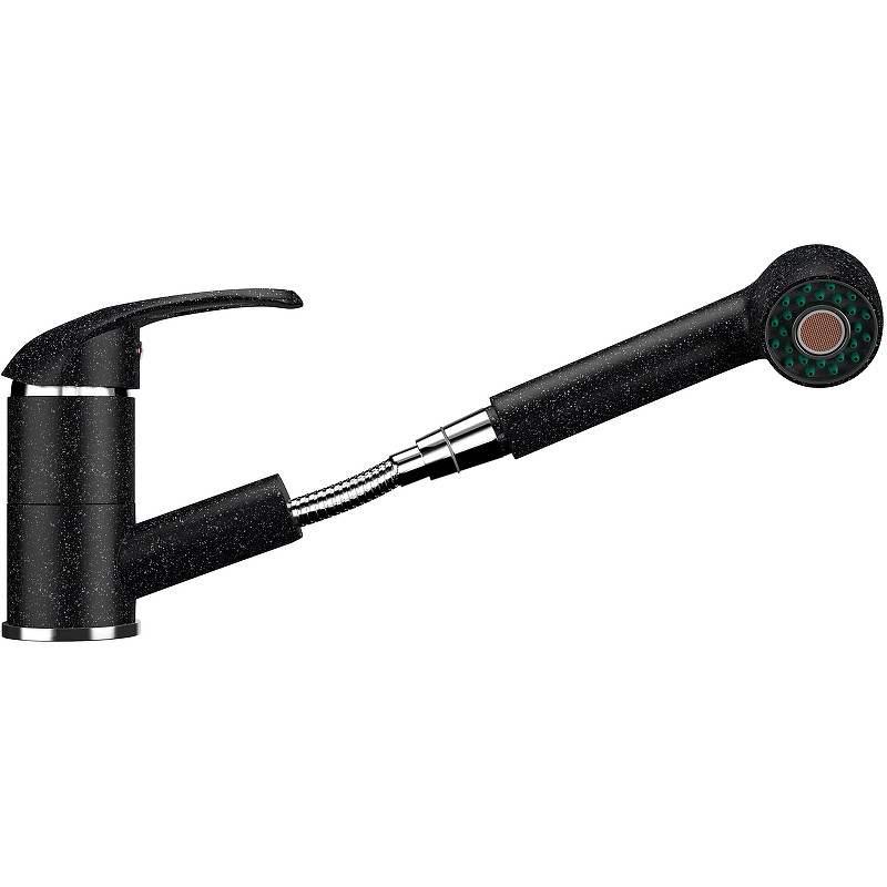 Смеситель для кухни Ulgran Classic U-002-308 Черный латунь
