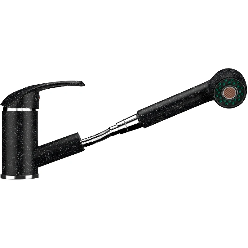 Смеситель для кухни Ulgran Classic U-002-308 Черный латунь