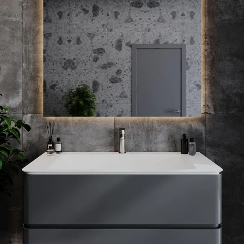 Смеситель для раковины AQUAme Novara AQM6910GM цвет Оружейный металл