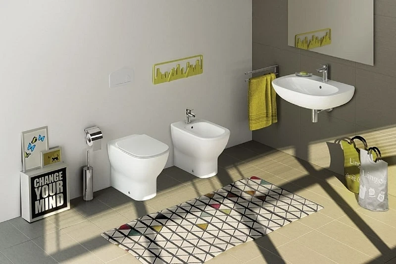 Унитаз Ideal Standard Tesi T007701 приставной без сиденья фарфор приставной