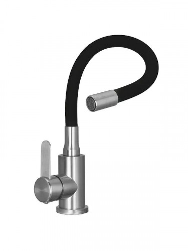 Смеситель для кухни Wisent W74004-02 цвет Сатин, Черный