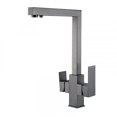 Смеситель для кухни Shevanik S148T цвет Оружейная сталь