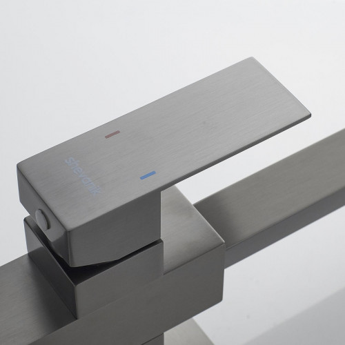 Смеситель для кухни Shevanik S148T цвет Оружейная сталь