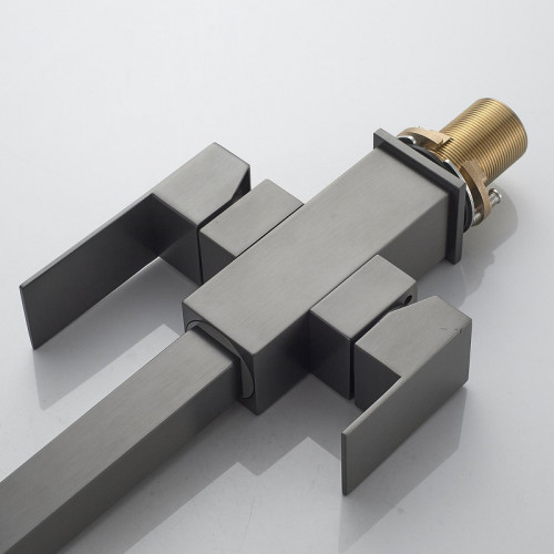 Смеситель для кухни Shevanik S148T цвет Оружейная сталь