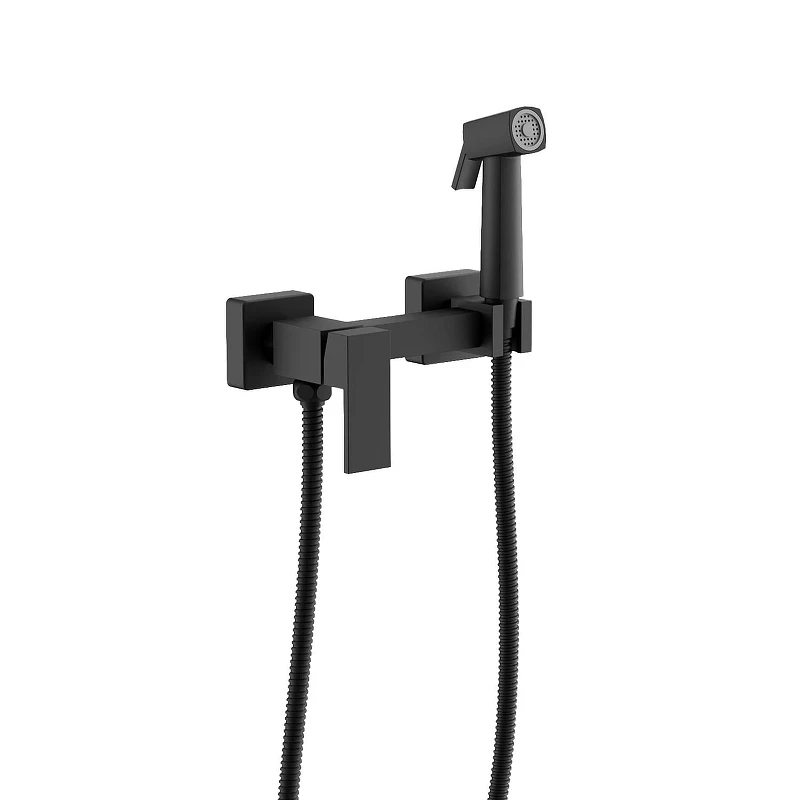 Гигиенический душ со смесителем Belz B806 B55806-7 цвет Черный матовый