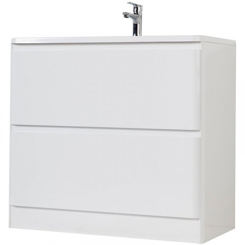Тумба под раковину BelBagno Albano 90 ALBANO-900-2C-PIA-BL Bianco Lucido МДФ / ЛДСП