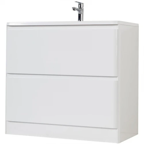 Тумба под раковину BelBagno Albano 90 ALBANO-900-2C-PIA-BL Bianco Lucido МДФ / ЛДСП