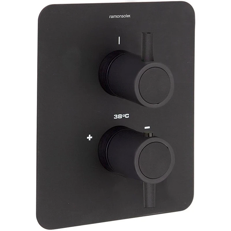 Смеситель для душа Ramonsoler Odisea 398722SNM с термостатом Черный матовый
