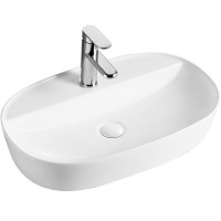 Раковина WeltWasser Elbach 2203 61 10000003825 Белый глянец фаянс накладная