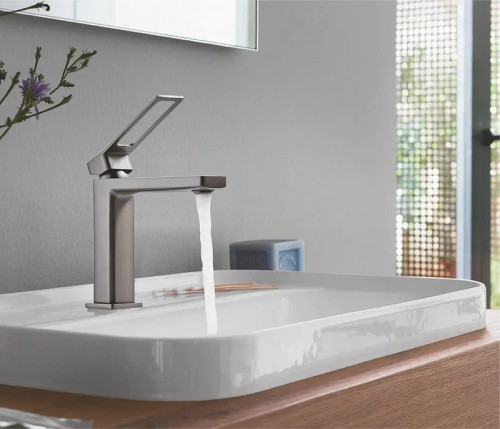 Смеситель для раковины Shevanik S6901T цвет Оружейная сталь