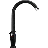 Смеситель для кухни Ulgran Classic U-011-308 Черный латунь