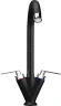 Смеситель для кухни Ulgran Classic U-011-308 Черный латунь