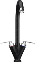 Смеситель для кухни Ulgran Classic U-011-308 Черный латунь
