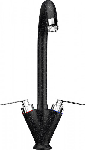 Смеситель для кухни Ulgran Classic U-011-308 Черный латунь