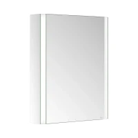 Зеркальный шкаф Keuco Somaris 60 14501001101 с подсветкой цвет Серебро