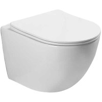 Комплект унитаза Vincea Globo VT1-14S с инсталляцией Grohe Rapid SL 38811KF0 с сиденьем Микролифт и Черной матовой клавишей смыва фарфор подвесной