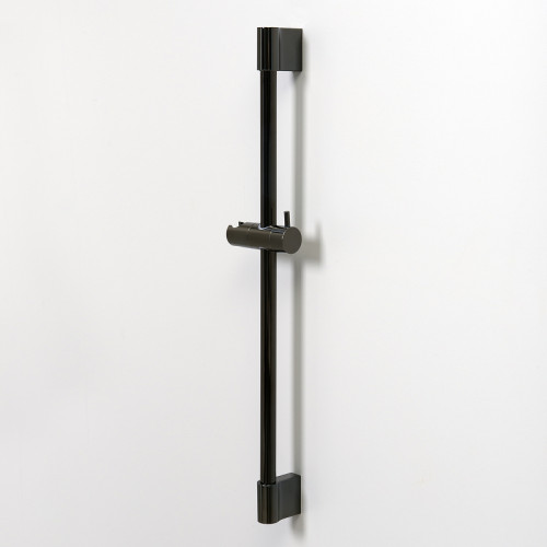 Душевая штанга WasserKRAFT Glan  A191 Черная глянцевая нержавеющая сталь на стену