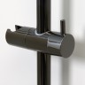 Душевая штанга WasserKRAFT Glan  A191 Черная глянцевая нержавеющая сталь на стену