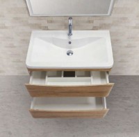 Тумба под раковину BelBagno ACQUA-800-2C-SO-RR подвесная Rovere Rustico МДФ / ЛДСП