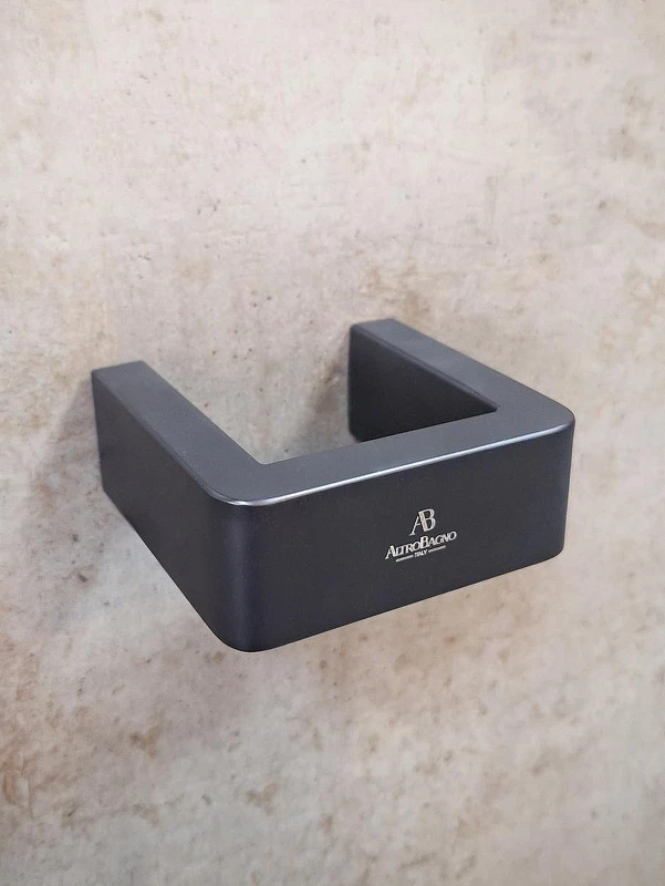 Стакан для зубных щеток AltroBagno Aperto 080201 MB цвет Черный матовый