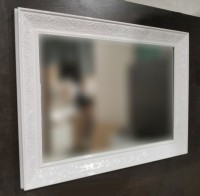 Зеркало Corozo Классика 120 SD-00000269 Белое МДФ / ЛДСП, стекло
