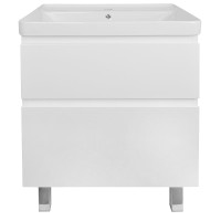Тумба с раковиной Azario Мила 60 Н CS00085830 Белая матовая