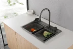 Кухонная мойка Abber Wasser Kreis 68 AF2194NG Никель нержавеющая сталь встраиваемый