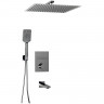 Душевая система WasserKRAFT Neime A171919 с термостатом Хром латунь встраиваемый