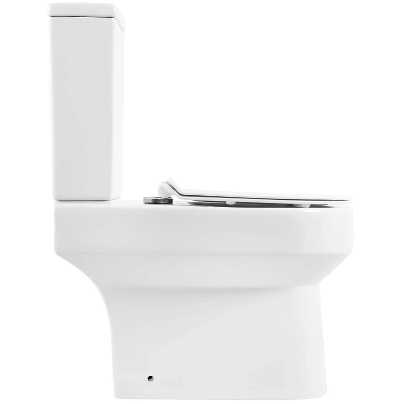 Унитаз компакт BelBagno Norma BB339CPR/BB2111SC без бачка с сиденьем Микролифт фаянс напольный