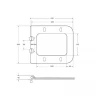Комплект унитаза с инсталляцией BelBagno Due BB3103CHR/SC/BB002-80/BB018-GV-BIANCO с сиденьем Микролифт и Белой клавишей смыва фаянс подвесной