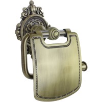 Держатель туалетной бумаги Bronze de Luxe Royal R25003 с крышкой Бронза