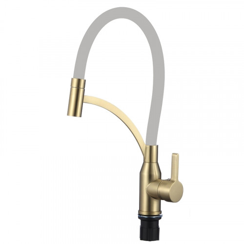 Смеситель для кухни Fmark FS8244C-04 цвет Бронза Серый