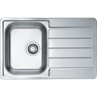 Кухонная мойка Alveus Line 80 NAT-90 790x500 1066750 Натуральная сталь нержавеющая сталь встраиваемый