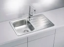 Кухонная мойка Alveus Line 80 NAT-90 790x500 1066750 Натуральная сталь нержавеющая сталь встраиваемый
