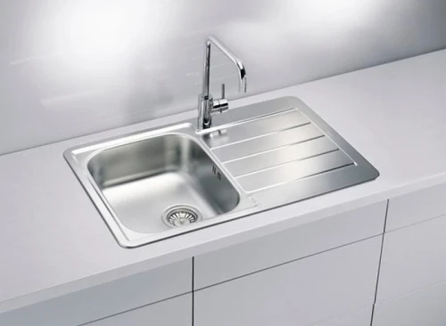 Кухонная мойка Alveus Line 80 NAT-90 790x500 1066750 Натуральная сталь нержавеющая сталь встраиваемый