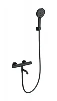Смеситель для ванны Wonzon & Woghand Inn WW-B3013-A1-MB с термостатом цвет Черный матовый