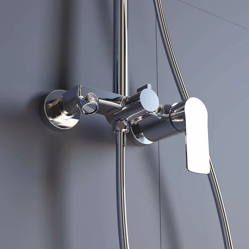 Душевая система RGW Shower Panels SP-26 59140126-01 Хром латунь на стену