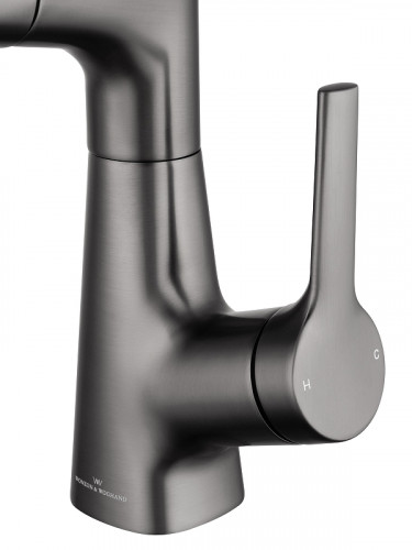 Смеситель для раковины Wonzon &amp; Woghand WW-121B108-BGG цвет Темный графит