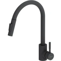 Смеситель для кухни Dorff Logic D3007522 Черный нержавеющая сталь