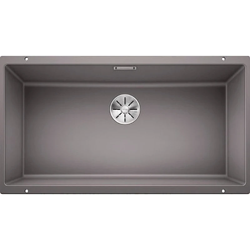 Кухонная мойка Blanco Subline 800-U 523143 Алюметаллик искусственный камень (литьевой мрамор) встраиваемый