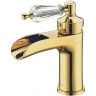 Смеситель для раковины Boheme Vogue 211-SW Золото латунь
