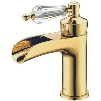 Смеситель для раковины Boheme Vogue 211-SW Золото латунь