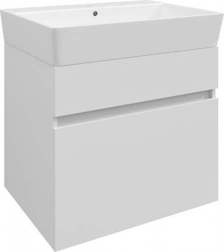 Тумба с раковиной DIWO Тольятти 60 подвесная цвет Белый