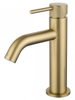 Смеситель для раковины Wonzon &amp; Woghand WW-H1061-BG цвет Брашированное золото