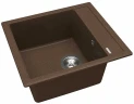 Кухонная мойка Florentina Липси-460 20.280.B0460.105 Коричневая искусственный камень (литьевой мрамор) встраиваемый